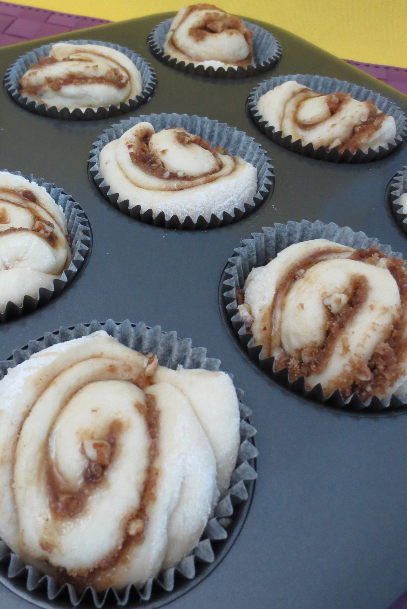 Mardi Gras King Cake Cupcakes - Cinnamon and Sugar