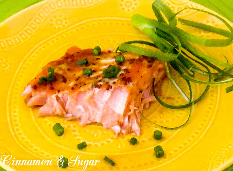 Maple Syrup & Brown Sugar Glazed Salmon Cinnamon and Sugar