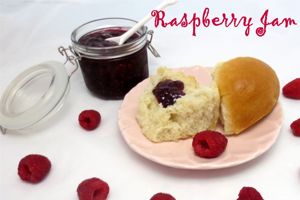 Raspberry Danish & Homemade Raspberry Jam Cinnamon and Sugar