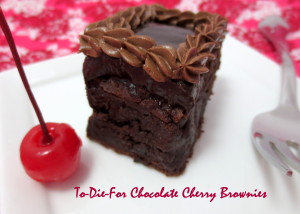 Chocolate Cherry Brownies