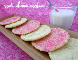 Goat Cheese Cookies 