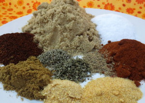 Spice rub ingredients