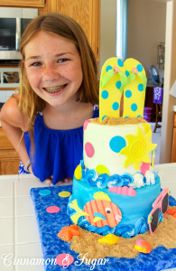 Pool Party Cake-