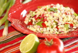 Onion, Corn & Tomato Salad