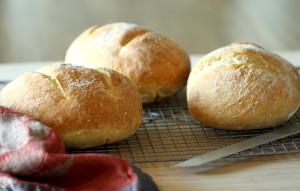 Rustic no-knead bread that tastes similar to sourdough!