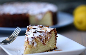 Lemon Scented Almond Flourless Cake