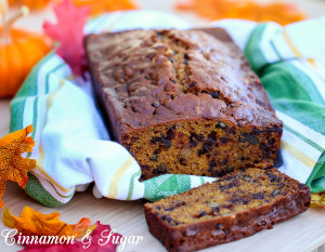 Pumpkin Chocolate Chip Bread