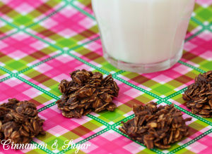 Katheleen's No Bake Chocolate Macaroons