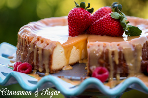 Ultra creamy and rich, Caramel Cheesecake can easily be made gluten-free if necessary. The Caramel sauce is surprisingly easy to make and is so decadent you just might want to keep some on hand for other desserts. 