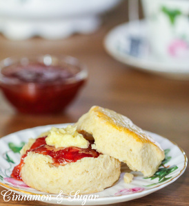 Traditional English Scones are much easier to make than you might think and are the perfect accompaniment for breakfast or afternoon tea! Recipe shared with permission granted by H.Y. Hanna, author of A SCONE TO DIE FOR. 
