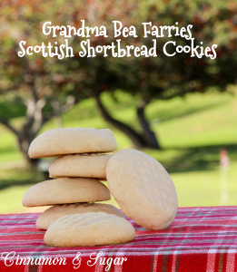 Four simple ingredients create buttery Scottish shortbread cookies that melt in your mouth! From a Scottish family's treasured recipe passed down for generations!