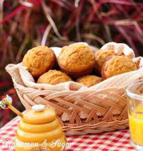 100% whole wheat Carrot Muffins are loaded with fresh, earthy carrots, a bit of honey to sweeten, and cinnamon to flavor for a healthy breakfast or snack. 