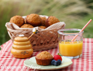 100% whole wheat Carrot Muffins are loaded with fresh, earthy carrots, a bit of honey to sweeten, and cinnamon to flavor for a healthy breakfast or snack. 