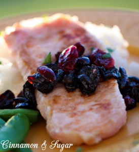 Using only 5 ingredients, Cranberry Balsamic Pork Chops are quick to cook with a stunning, flavorful pan sauce that will elevate any dinner! Recipe shared with permission granted by Peg Cochran, author of BERRY THE HATCHET. 