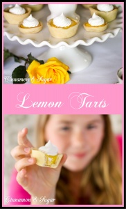 Sweet-tart lemony filling nestled in mini shortbread crusts make these Lemon Tarts the perfect size to serve for a light dessert or afternoon tea. Recipe shared with permission granted by Krista Davis, author of THE DIVA SERVES HIGH TEA.