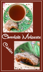 Warm spices & chocolate chips in a chewy cookie base creates amazing Chocolate Molasses Crinkles! These are sure to become your new favorite cookie!