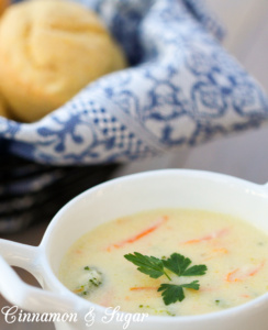 Easy to make and full of vegetables, this Gouda and Harvest Vegetable Chowder uses nutty, buttery cheese for flavoring and will be a healthy family favorite