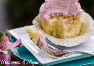 Lemon Cupcakes with Blackberry Buttercream are moist lemony cupcakes, topped with rich, creamy, slightly tart Blackberry Buttercream for a taste of summer! 