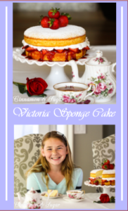 A traditional English dessert, Victoria Sponge Cake is a delicately flavored and textured cake layered with flavorful strawberry jam and rich whipped cream.