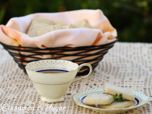 Delicately scented Lemon Thyme Cookies are flaky shortbread style cookies that melt in your mouth providing a refreshing taste for a simple dessert. 