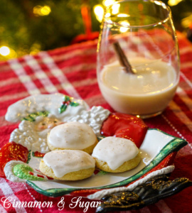 Missy's Eggnog Cookies are so simple to make even a beginning cook will wow their friends and family with this very easy but delicious holiday treat!