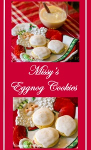 Missy's Eggnog Cookies are so simple to make even a beginning cook will wow their friends and family with this very easy but delicious holiday treat!