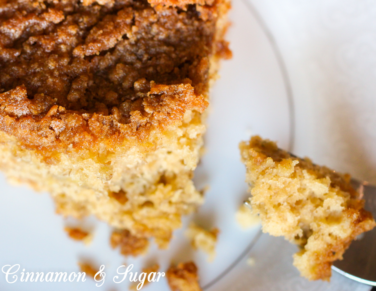 Bananas Foster Coffee Cake a la Cinnamon and Sugar