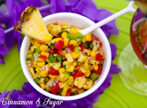 Fresh, flavorful ingredients combine to create Poncho's Pineapple Salsa for a taste of the tropics. Serve as an appetizer or with grilled fish or chicken.