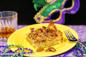 With a natural affinity for each other, Bourbon and pecans elevate decadent bread pudding, made with buttery croissants, to pure bliss! 