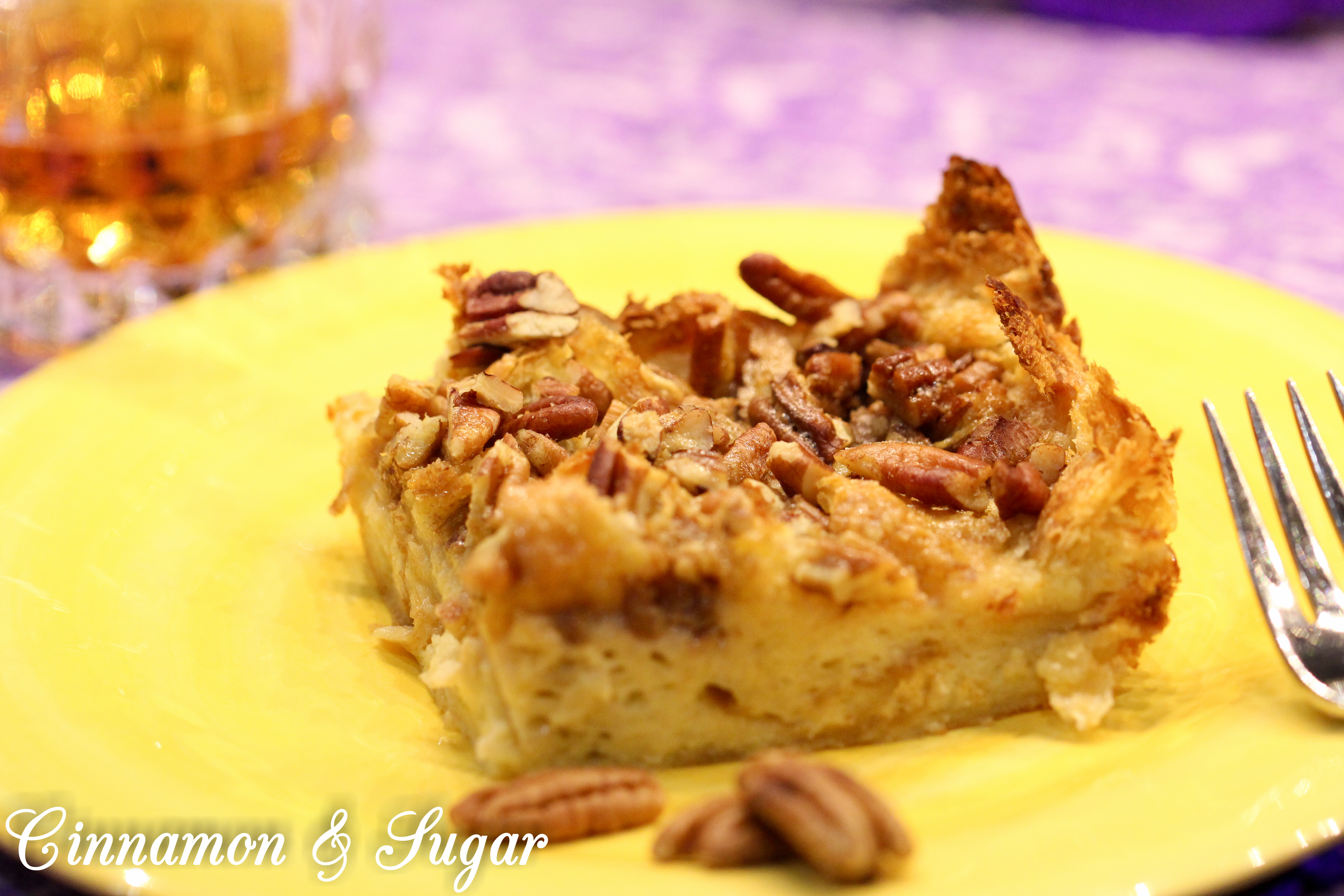 Bourbon Pecan Bread Pudding