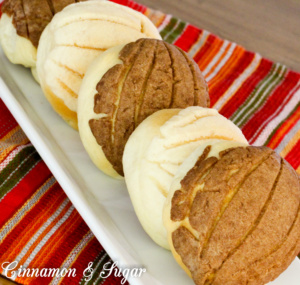 Conchas, the most well-known Mexican pastry, is named such due to the sugar shell sitting on top of the light and fluffy sweet bun.