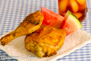 Crispy with the perfect blend of seasoning, this fried chicken will take center stage at any dinner or will make a picnic extra special. 