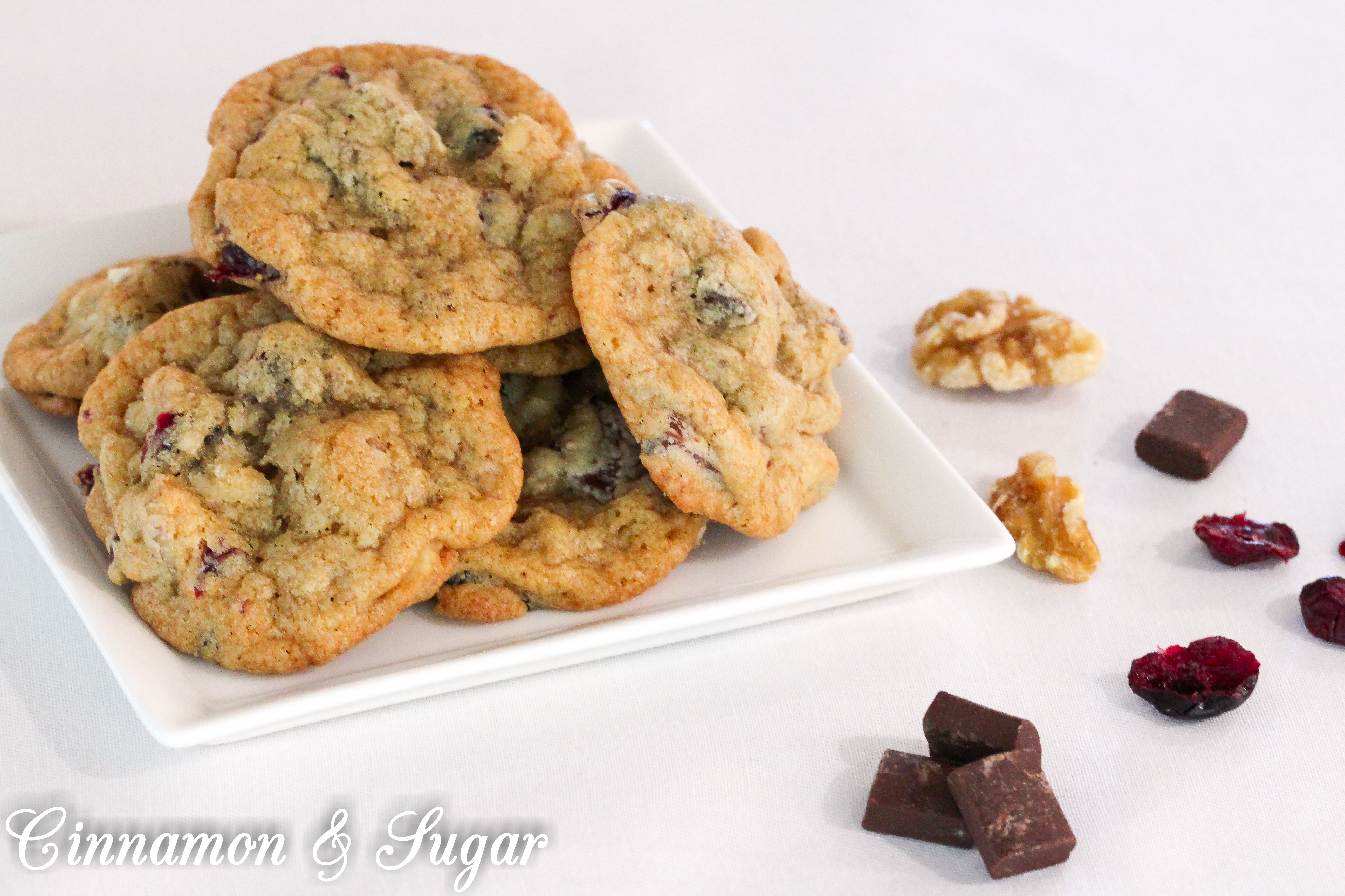 Cranberry Walnut Chocolate Chunk Cookies