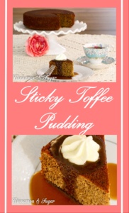 In England, many desserts, cakes included, are called puddings -- such as this date-flecked Sticky Toffee Pudding served with a rich toffee sauce.