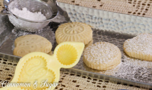 A traditional Middle Eastern treat, Maamoul Cookies are shortbread type cookies stuffed with dates or walnuts & pressed into an intricate mold before baking