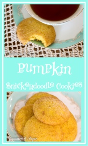 These Pumpkin Snickerdoodle Cookies are crispy on the outside but tender on the inside. The perfect combination of textures and flavors!