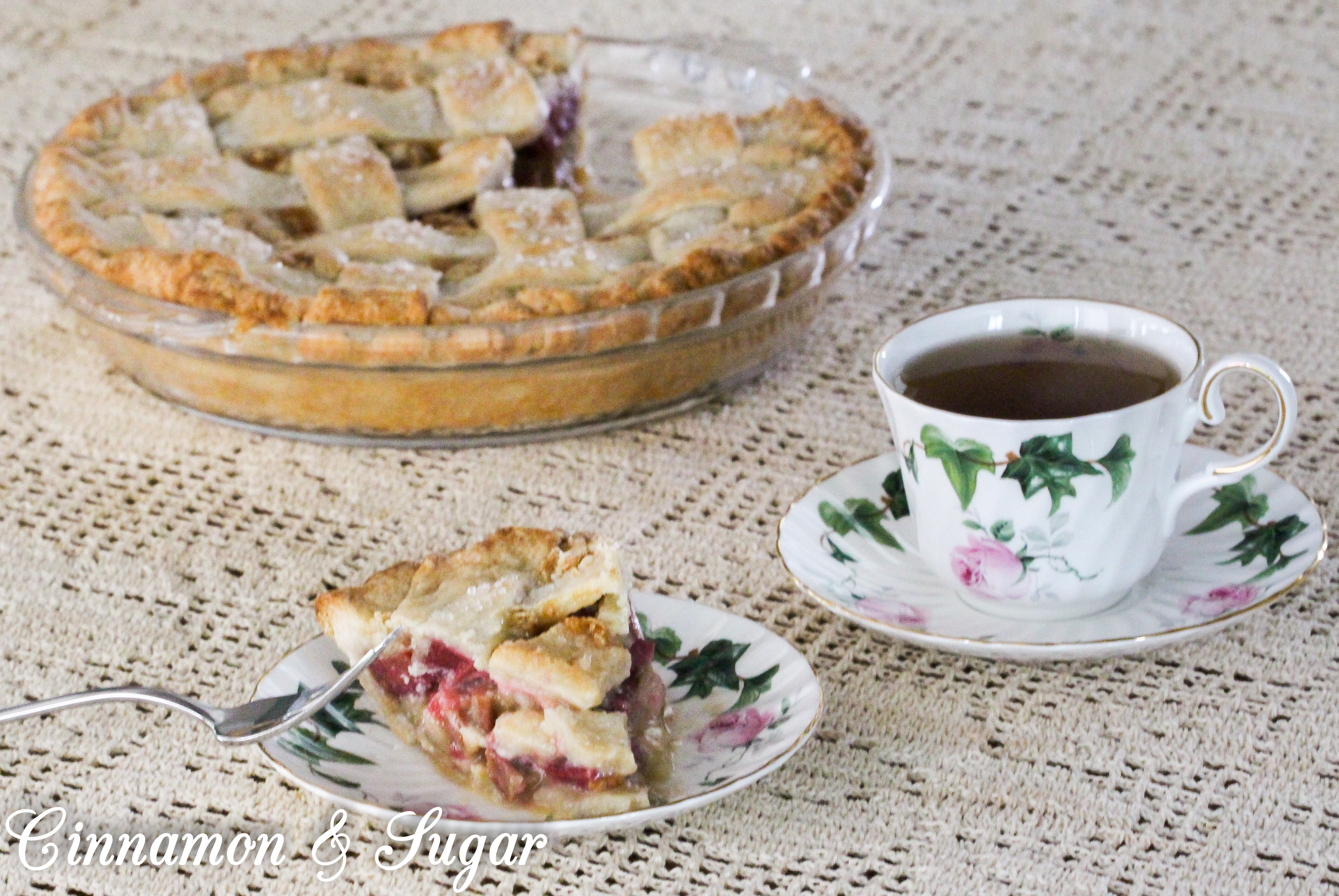 Rhubarb Custard Pie