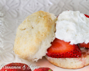 Easy Strawberry Shortcake is almost as quick as buying pre-packaged shortcakes. Using only 3 ingredients for the shortcake and fresh strawberries and cream, you'll make this all summer long! 