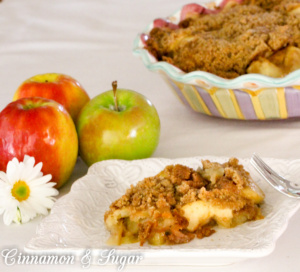 Farmer's Daughter Apple Crisp relies on simple, tasty ingredients that are farm-fresh to create a homey, comforting dessert.