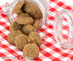 Liverin' It Up Dog Treats relies on jarred baby food making this an easy recipe to prepare. Your furry friends will give it 2 paws up for its beefy flavor! 