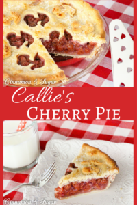 Callie's Cherry Pie uses tart "sour" cherries to bring a full-flavored pie filling that is encased in flaky pastry dough that will melt in your mouth!