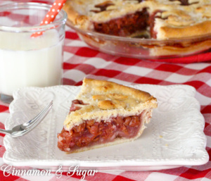 Callie's Cherry Pie uses tart "sour" cherries to bring a full-flavored pie filling that is encased in flaky pastry dough that will melt in your mouth!