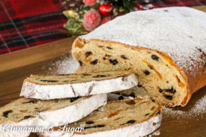 Krista’s Modern Christmas Stollen relies on dried cherries and golden apricots to enhance this festive sweet yeast bread! 