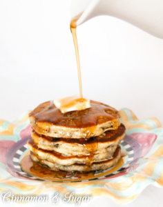 Cranberry-Nut Pancakes, while perfect for hearty holiday breakfasts can be made year-round thanks to readily available dried cranberries. 