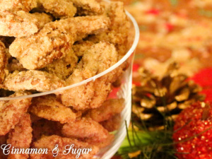 When you need to provide an easy holiday gift for neighbors or co-workers, Cinnamon Sugared Pecans will be the recipe you return to year after year! 