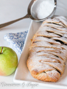 This Apple Strudel uses a couple unusual ingredients but the results are nothing but amazingly delicious! Sour cream and butter create the perfect flaky crust while crushed ginger cookies add body and a yummy flavor to the apple filling.