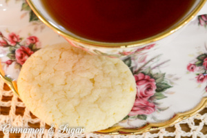 Lemon Crinkles are tart-sweet treats that are a bit crunchy on the outside and chewy on the inside. These cookies are best mixed up ahead and refrigerated for a few hours. The dough can even be shaped and then frozen for easy, spur-of-the-moment freshly-baked cookies!