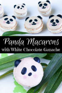 A playful rendition of the French, gluten-free, almond meringue cookie, Panda Macarons are filled with luscious white chocolate ganache. An elegant taste yet a fun design that kids of all ages will enjoy. 