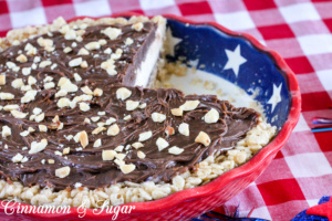 With a Rice Krispies crust, two layers of fudgy peanut butter, Fudge Sundae Pie is a cool, refreshing dessert perfect for a hot summer day!