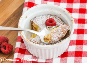 Soufflé à l'Orange is an easy-to-make, airy dessert that isn't overly sweet. The added crunch of buttery sugar around the edges provides additional texture. 